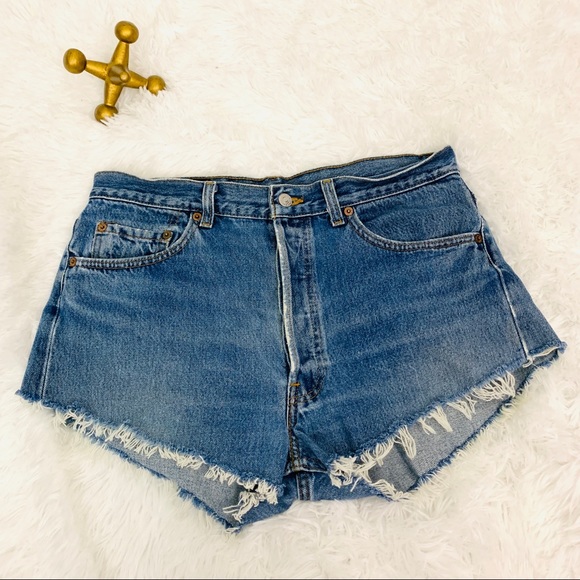 Levi's Pants - Levi’s | 501 Remade Custom Denim Shorts Womens 34